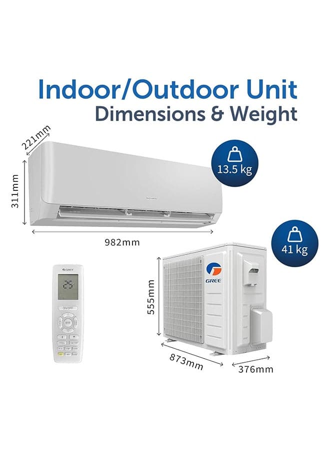 GREE 1.0 Tons Rotary Non-Inverter Q4MATIC-P12C3