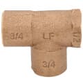 3/4″ x 1/2″ x 3/4″ CxFxC Tee (Lead Free)