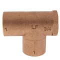1″ x 3/4″ x 1″ CxFxC Tee (Lead Free)