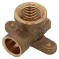1/2″ CxF Brass 90-Degree Drop Ear Elbow, 3 Ears