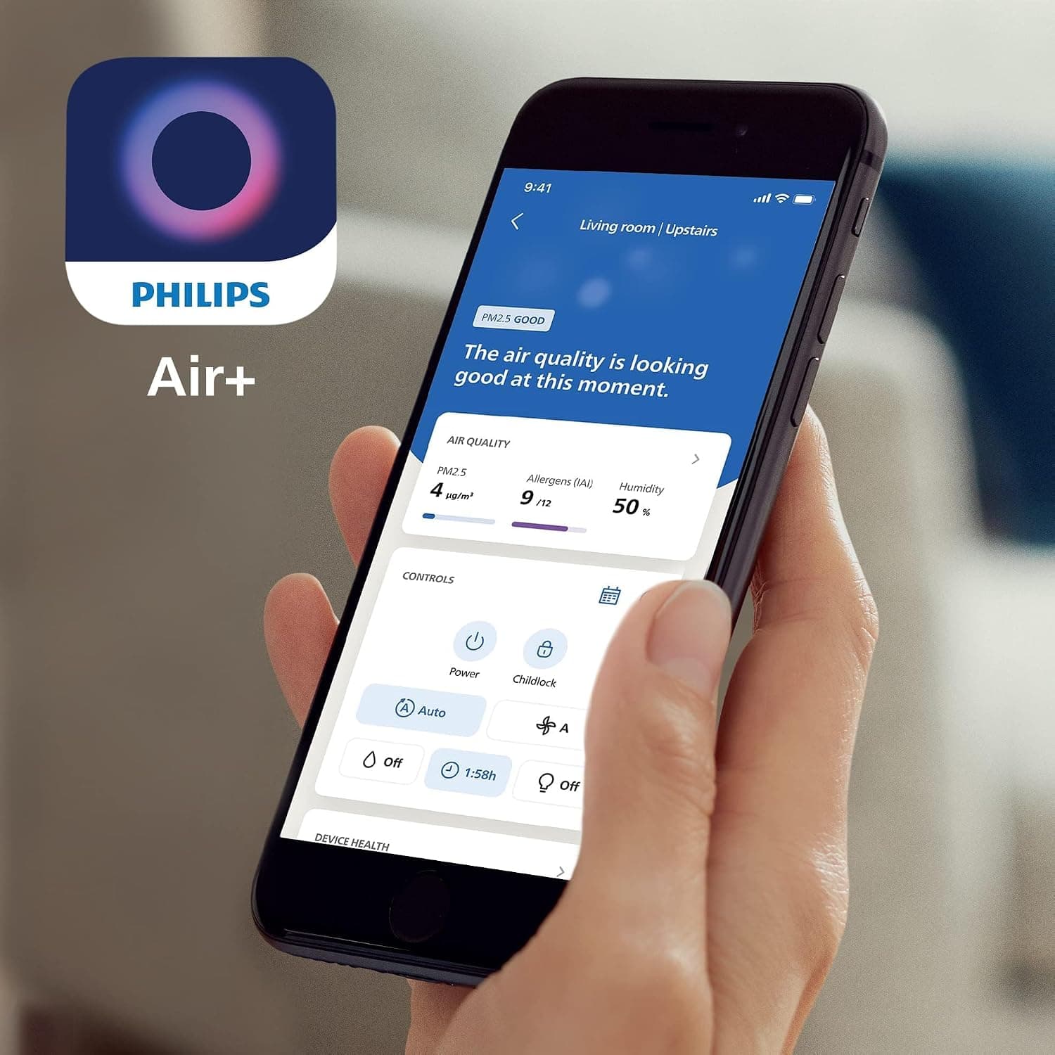 Philips 2000i Series Air Purifier – AC2939/90 image 3