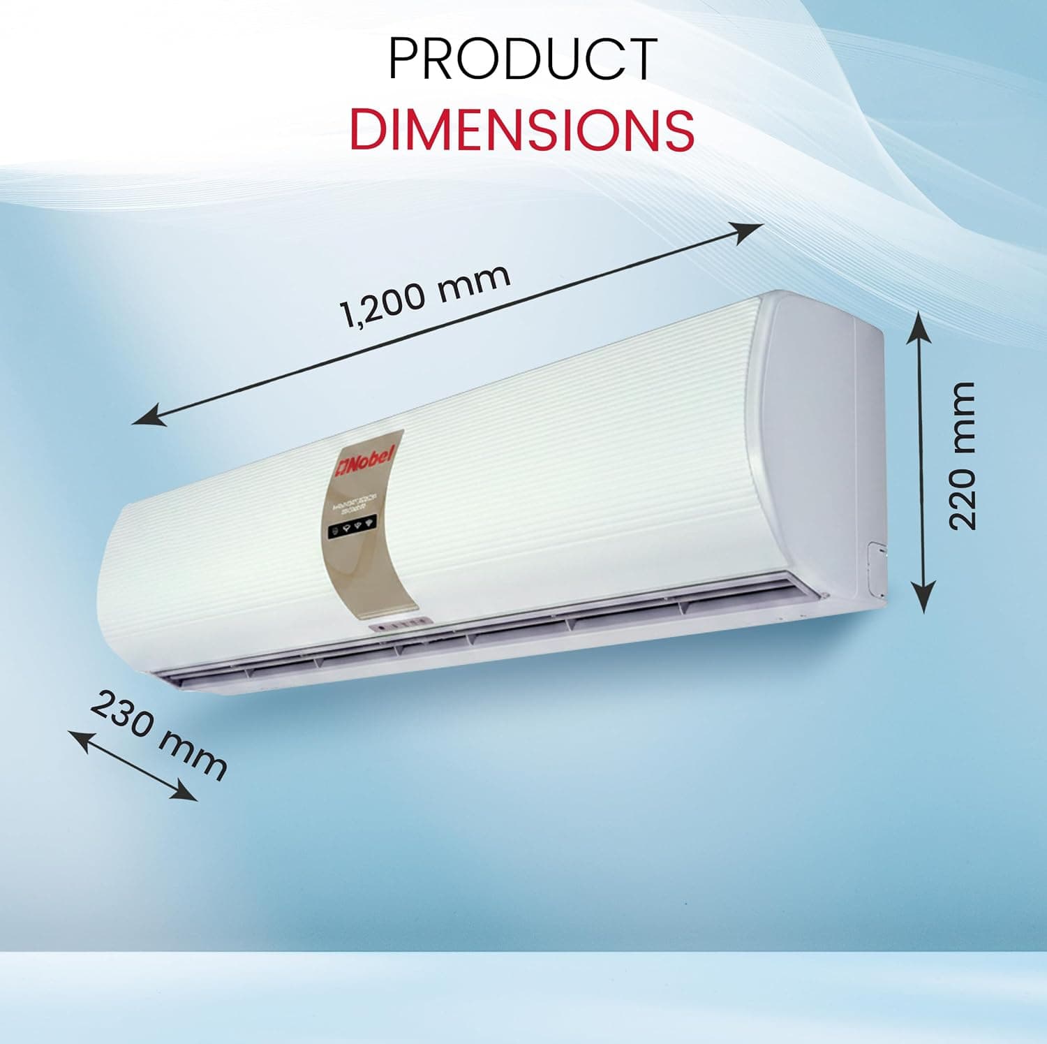 NOBEL 120 cm Air Curtain NAC1220 image 2