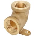 1/2″ FxF Cast Brass 90-Degree Drop Ear Elbow (Lead Free)