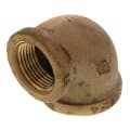 1″ x 3/4″ FIP Brass 90-Degree Reducing Elbow (Lead Free)