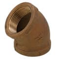 1-1/4″ FIP 45-Degree Brass Elbow (Lead Free)