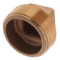 1-1/2″ Brass Plug, Cored (Lead Free)