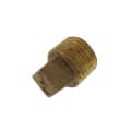 1/4″ Brass Plug, Cored (Lead Free)