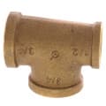 3/4″ x 1/2″ x 3/4″ Reducing Brass Tee (Lead Free)