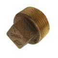 1″ Brass Sq Head Plug (Lead Free)