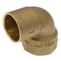 1″ C x F Cast Brass 90-Degree Elbow (Lead Free)
