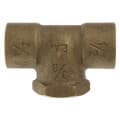 1/2″ x 1/2″ x 3/8″ C x C x F Cast Brass Tee (Lead Free)