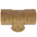 1-1/4″ x 1-1/4″ x 3/4″ C x C x F Cast Brass Tee (Lead Free)