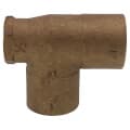 1″ x 1/2″ x 1″ C x F x C Cast Brass Tee (Lead Free)