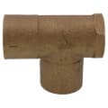 1″ x 3/4″ x 1″ C x F x C Cast Brass Tee (Lead Free)
