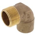 1″ C x M Cast Brass 90-Degree Elbow (Lead Free)