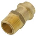 1/2″ Copper Press x MIP DZR Brass Transition Adapter (Lead Free)