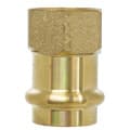 1″ Copper Press x FIP DZR Brass Transition Adapter (Lead Free)