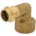 1/2″ Copper Press x 3/4″ FIP Forged DZR Brass Transition Elbow (Lead Free)