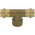1/2″ Press × Press × FIP Brass Transition Tee (LF)