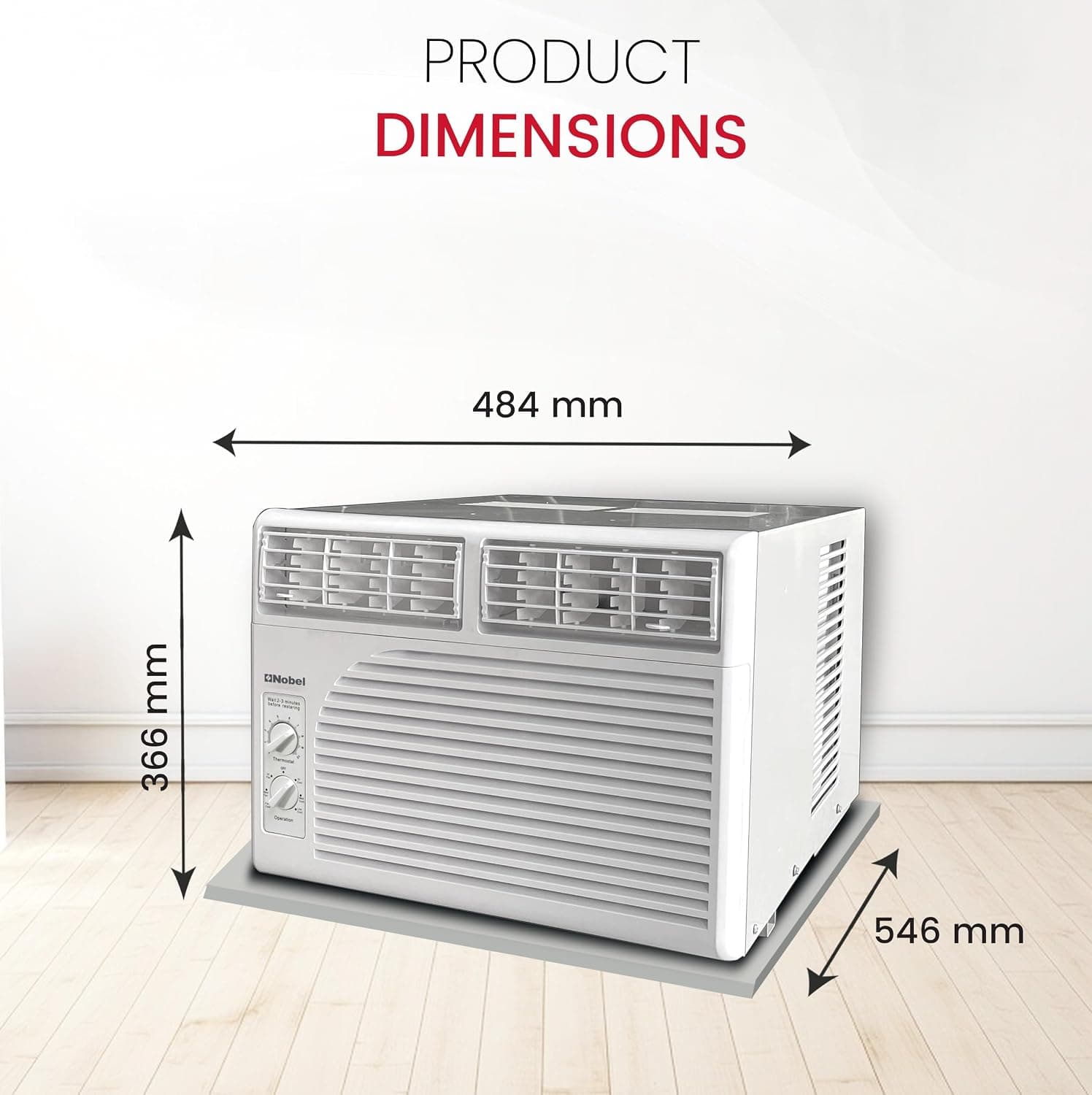 NOBEL 1.0 Ton Rotary Non-Inverter NWAC12C image 2