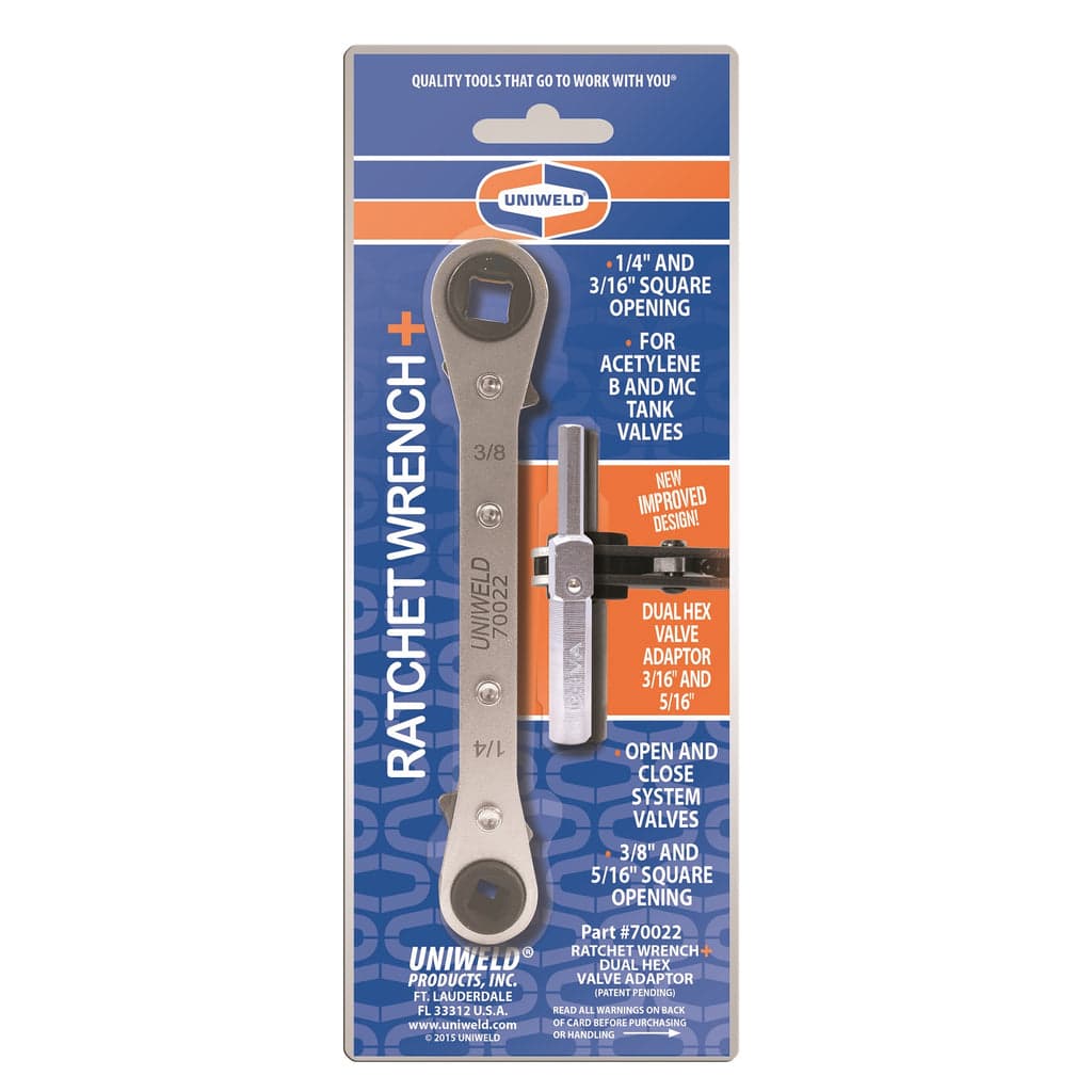 Uniweld 70022 Ratchet Service Wrench+