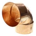 8″ Copper 90° Elbow