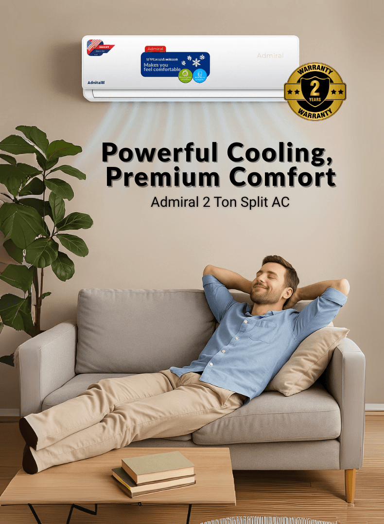 ADMIRAL ADS24T3T3CPCA wall mounted split AC