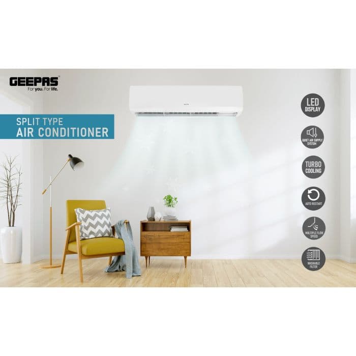 GEEPAS GACS2468TCU wall mounted split AC