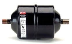 023Z0030 DANFOSS HERMETIC FILTER DRIER – 3/8″ SOLDER, ODF INLET & OUTLET CONNECTIONS (30 IN3 CORE)