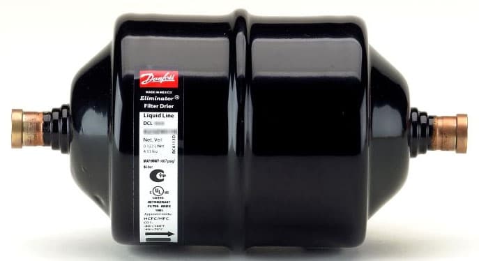 023Z0035 DANFOSS HERMETIC FILTER DRIER – 1-1/8″ SOLDER, ODF INLET & OUTLET CONNECTIONS (30 IN3 CORE)