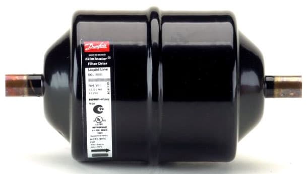 023Z0106 DANFOSS HERMETIC FILTER DRIER – 7/8″ SOLDER, ODF INLET & OUTLET CONNECTIONS (41 IN3 CORE)