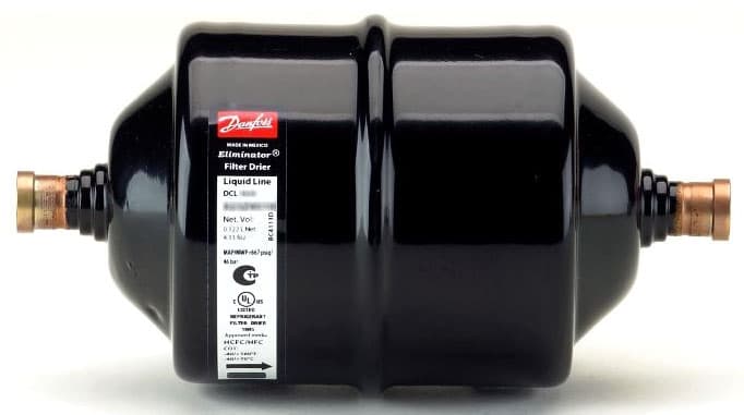 023Z0107 DANFOSS HERMETIC FILTER DRIER – 1-1/8″ SOLDER, ODF INLET & OUTLET CONNECTIONS (41 IN3 CORE)