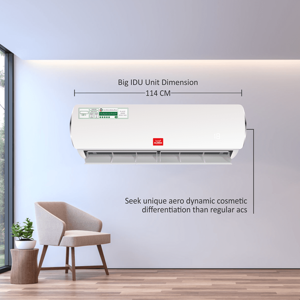 ALONSA 1.0 Tons Rotary Non-Inverter AL-12SACCH-R