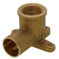 3/4″ CxF Brass 90-Degree Drop Ear Elbow, 3 Ears