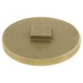 5″ Brass Raised Head Cleanout Plug