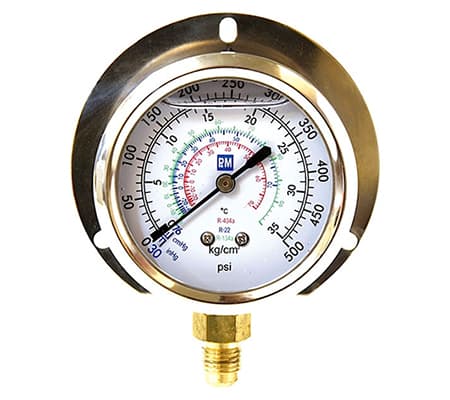 P&M Blue Compound Oil Filled Gauge – Model FRGBHGF