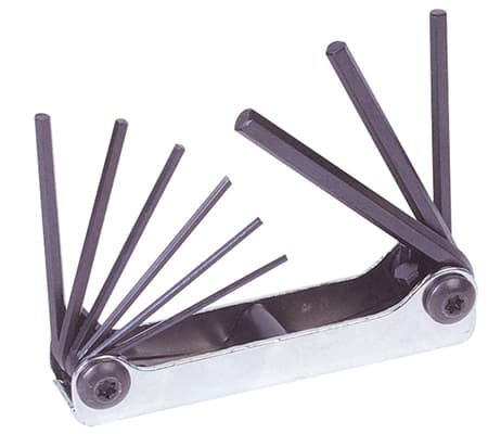 P&M Fold-Up Hex Key Set – Model PF-009
