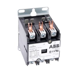 ABB, DP40C3P-4, 3 Pole, 40 Amps, 480VAC Coil, Definite Purpose Contactor