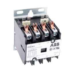 ABB, DP40C4P-1, 4 Pole, 40 Amps, 120VAC Coil, Definite Purpose Contactor