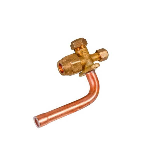 Air Conditioner Service Tap (port) 1/2″ angular 90°