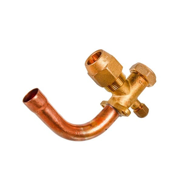 Air Conditioner Service Tap (port) 3/4″ angular 90°