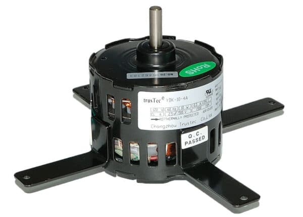 Black Universal 230V 4 Pole 1550 RPM 3.3 Inch / 3.3″ motor Air Purifier Motor