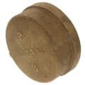 2-1/2″ Threaded Brass Cap (Lead Free)