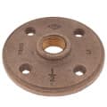 1/2″ Brass Floor Flange w/ Holes (Lead-Free)