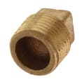 1/2″ Brass Plug, Cored (Lead Free)