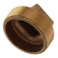 2″ Brass Plug, Cored (Lead Free)