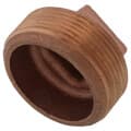 2-1/2″ Brass Plug, Cored (Lead Free)