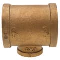 1-1/2″ x 1-1/2″ x 3/4″ Reducing Brass Tee (Lead Free)