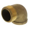 2-1/2″ Brass 90° Street Elbow, Lead Free (Threaded)