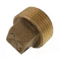 3/4″ Brass Sq Head Plug (Lead Free)